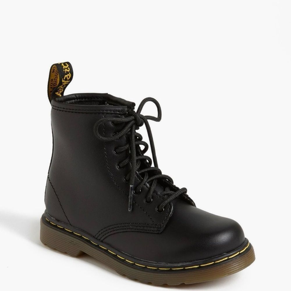Dr. Martens 1460 Black Lace-Up Leather Boots Sz 12